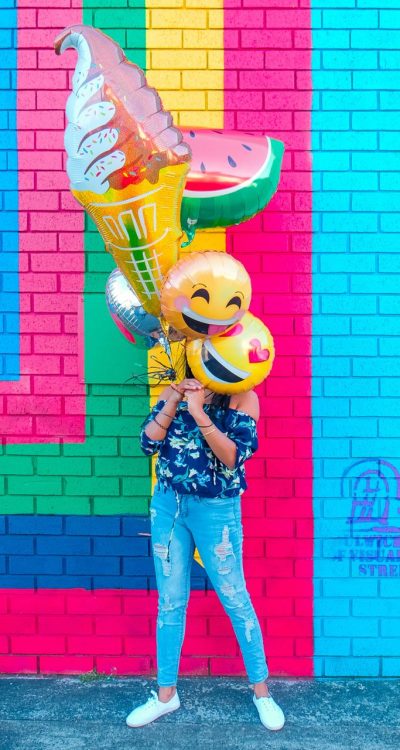 bukiety balonowe kolorowe